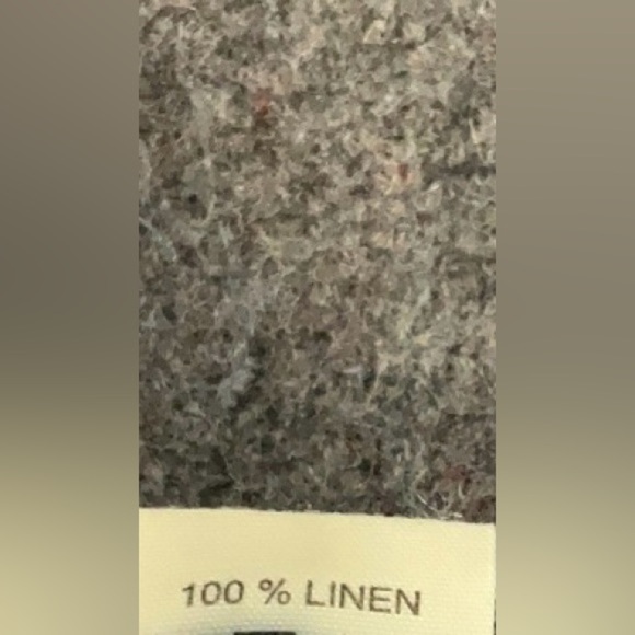 Not Perfect Linen Light Blue Tapered Leg Linen Pants Size Small/ Medium - Picture 4 of 4